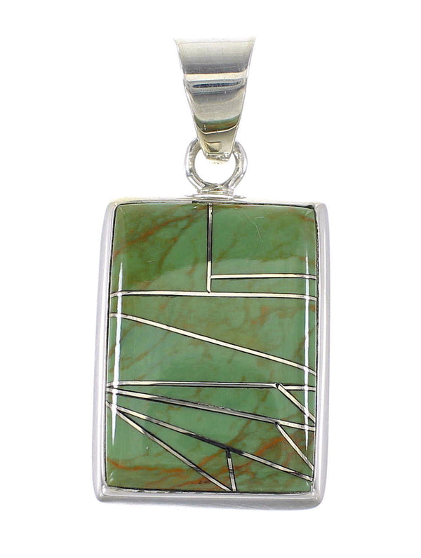 Authentic Sterling Silver Turquoise Jewelry Pendant AX95455